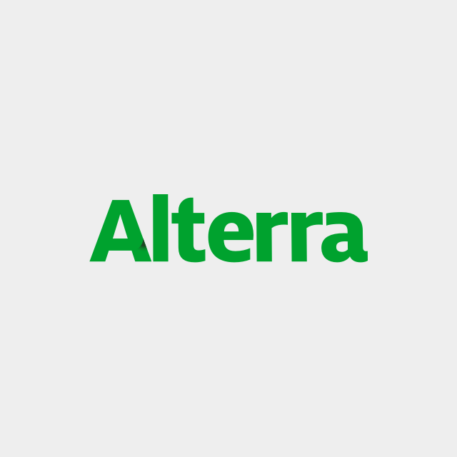Portfolio tile with Alterra logo