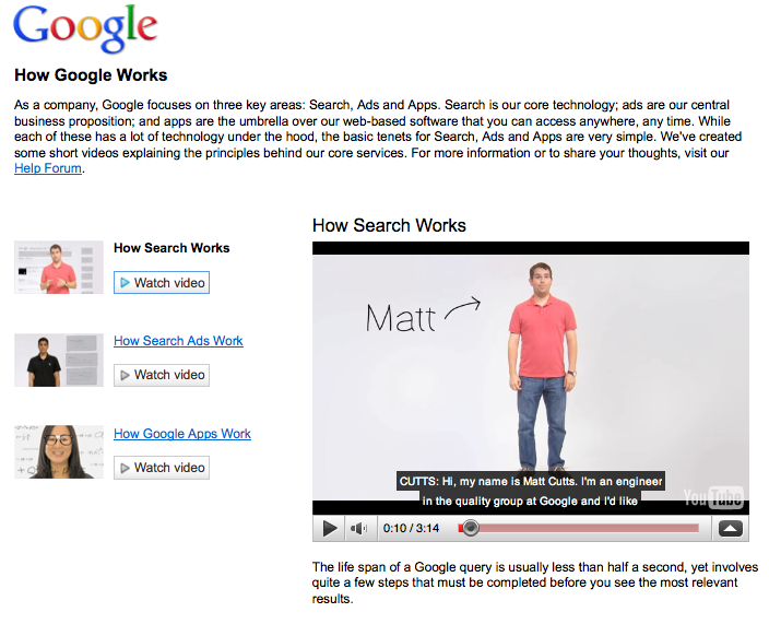 How Google Works - Video
